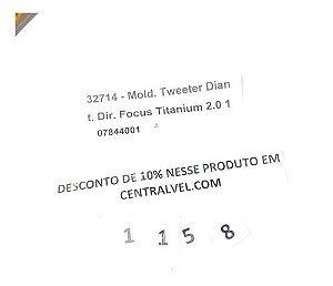 Moldura Tweeter Dianteiro Direito Ford Focus 2016 07844001