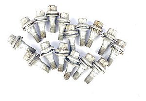 Jogo Parafusos De Rodas Peugeot 208 2015 1.6