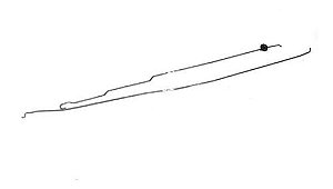 Par Vareta Fechadura Porta Tras. Dir. Gm Omega 2003 3.8 V6