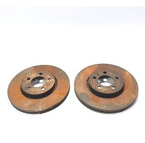 Par De Disco De Freio Dianteiro Volkswagen T-cross 2021 1.0