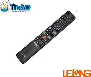 Controle TV TCL Smart GloboPlay Netflix LE-7811 Lelong