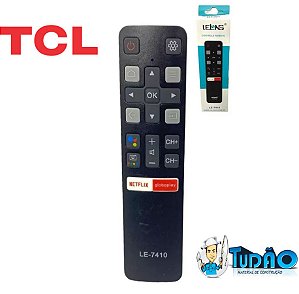 Controle TV TCL Smart Netflix GloboPlay LE-7410 Lelong