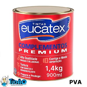 Massa Corrida PVA 0900ml 1,4kg Eucatex
