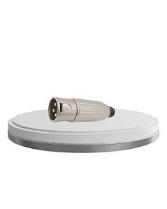 Conector Plug XLR 3 Pinos Macho