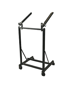 Suporte Metálico com Rodízios para Amplificador / Módulo / Mixer