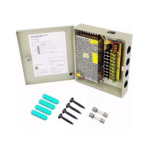 Fonte 5a Rack Organizadora Estabilizadora 12v 60w 9 Canais