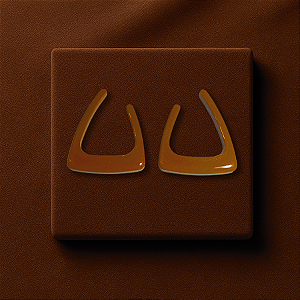 Brinco Icon - Marrom Mocha