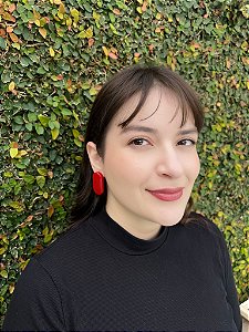 Brinco Long - Vermelho Cereja