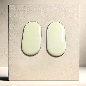 Brinco  Long - Branco Marfim