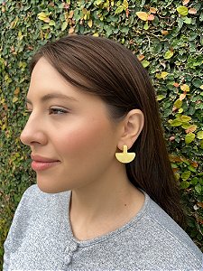 Brinco Mush - Amarelo Manteiga