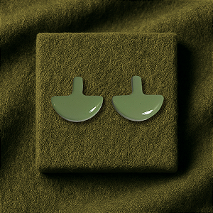 Brinco  Mush - Verde Oliva