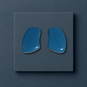 Brinco Shape -  Azul Índigo