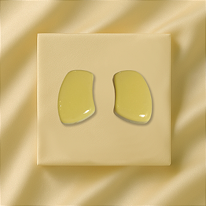 Brinco Shape -  Amarelo Manteiga