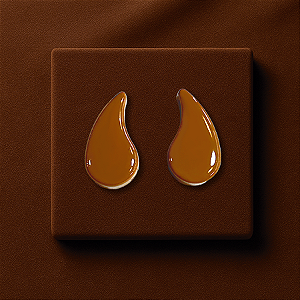 Brinco  Rit - Marrom Mocha