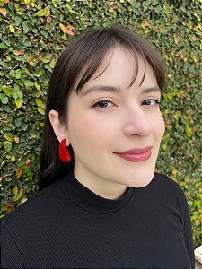 Brinco Rit - Vermelho Cereja