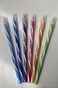 Caneta esferográfica Bazze Wave ponta 1.0mm