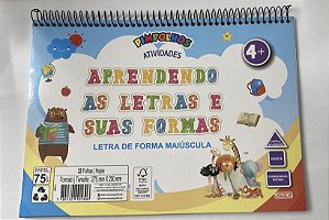 Livro de atividades Pimpolhos Aprendendo as letras e suas formas 4+