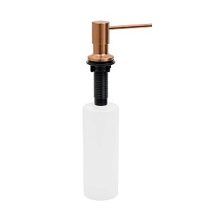 Dosador de Sabão em Aço inox Rose Gold com Recipiente Plástico 500 ml com revestimento PVD - Tramontina – 94517/404