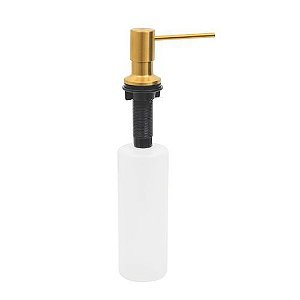 Dosador de Sabão em Aço inox Gold com Recipiente Plástico 500 ml com revestimento PVD  - Tramontina  - 94517/304
