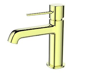 Misturador Monocomando Para Banheiro Mônaco Bica Baixa Gold - WJ-2875-MO-GD
