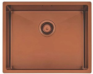 Cuba Tramontina Design Collection Quadrum em Aço Inox com Revestimento PVD Rose Gold 50x40 cm