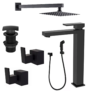 Kit 6 Peças Com Bica Alta WJ-2885-MD-BL – 6 Peças – Jiwi