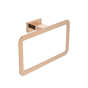 Porta Toalha De Rosto Quadrado Mykonos Rose Gold - Jiwi - WJ-2050-MK-RG
