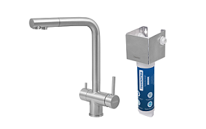 Monocomando Monde Filter Ultra em Aço Inox com Saída Filtrada + Filtro - Tramontina - 94520036