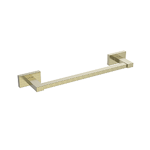 Porta Toalha De Rosto 30cm Mykonos Gold Escovado - Jiwi - WJ-2051-MK-GE