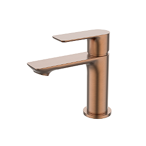 Torneira Para Lavatório Água Fria Bica Baixa Mykonos Rose Escovado - Jiwi - WJ-1197-MK-RE
