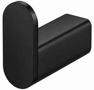 Gancho Simples Nebraska Black Matte - Jiwi - WJ-2060-NE-BL