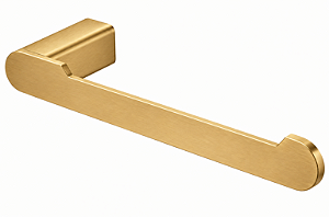 Porta Papel Higiênico Nebraska Gold Escovado - Jiwi - WJ-2020-NE-GE