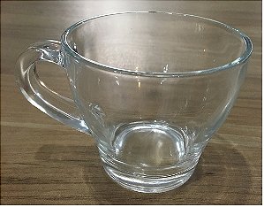Jogo Xícara em Vidro - 06 unidades de 230ml cada