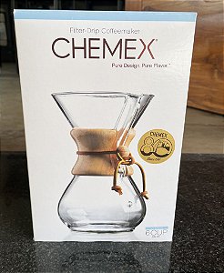 Chemex para 06 xícaras em Vidro - Original Chemex 6 cup