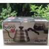 Chaleira Hario Buono Inox Bico de Ganso e Alça - Kettle Gooseneck 800ml