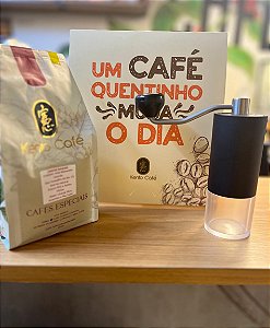 Kit Microlote + Moinho Manual e Caixa de Presente Linda