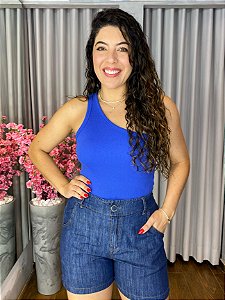 BLUSA NULA MANGA CANELADA