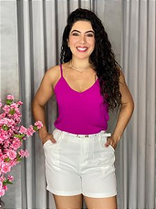 SHORT ALFAIATARIA CINTO ENCAPADO