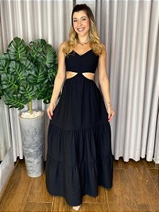 VESTIDO LONGO AMARRAÇÃO COSTAS