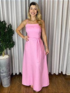 VESTIDO LONGO DECOTE QUADRADO