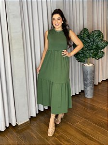 VESTIDO MIDI MOLETINHO REGATA