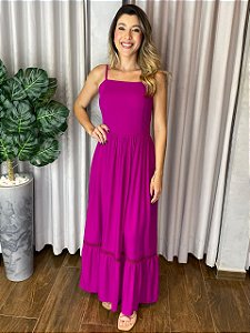 VESTIDO LONGO GUIPIR BARRA