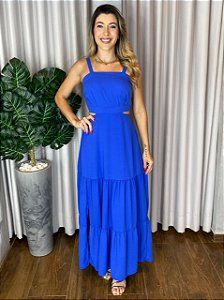 VESTIDO LONGO ABERTO NAS COSTAS