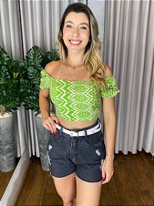 SHORT JEANS DESTROYED GRAFITE