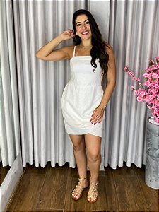 VESTIDO CURTO DECOTE QUADRADO