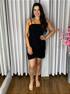 VESTIDO CURTO DECOTE QUADRADO