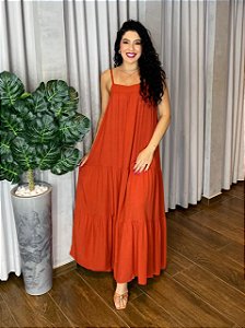 VESTIDO LONGO SOLTO VISCOLINHO