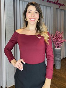 BLUSA MANGA LONGA OMBRO A OMBRO