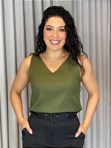 BLUSA REGATA LINHO