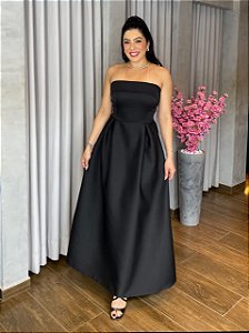 VESTIDO LONGO TOMARA QUE CAIA ALFAIATARIA
